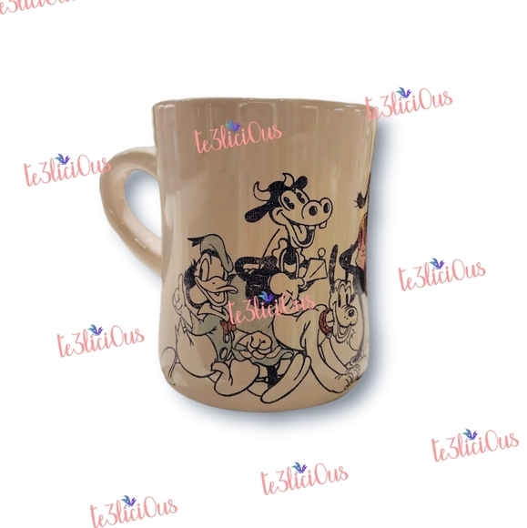 DISNEY PARKS MICKEY AND FRIENDS RETRO MUG - Picture 2 of 7